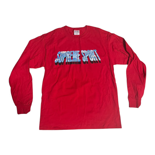 SAMPLE Supreme Sport Long Sleeve T-Shirt - Red (Large)