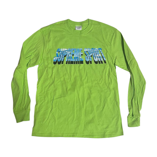 SAMPLE Supreme Sport Long Sleeve T-Shirt - Lime Green (Large)