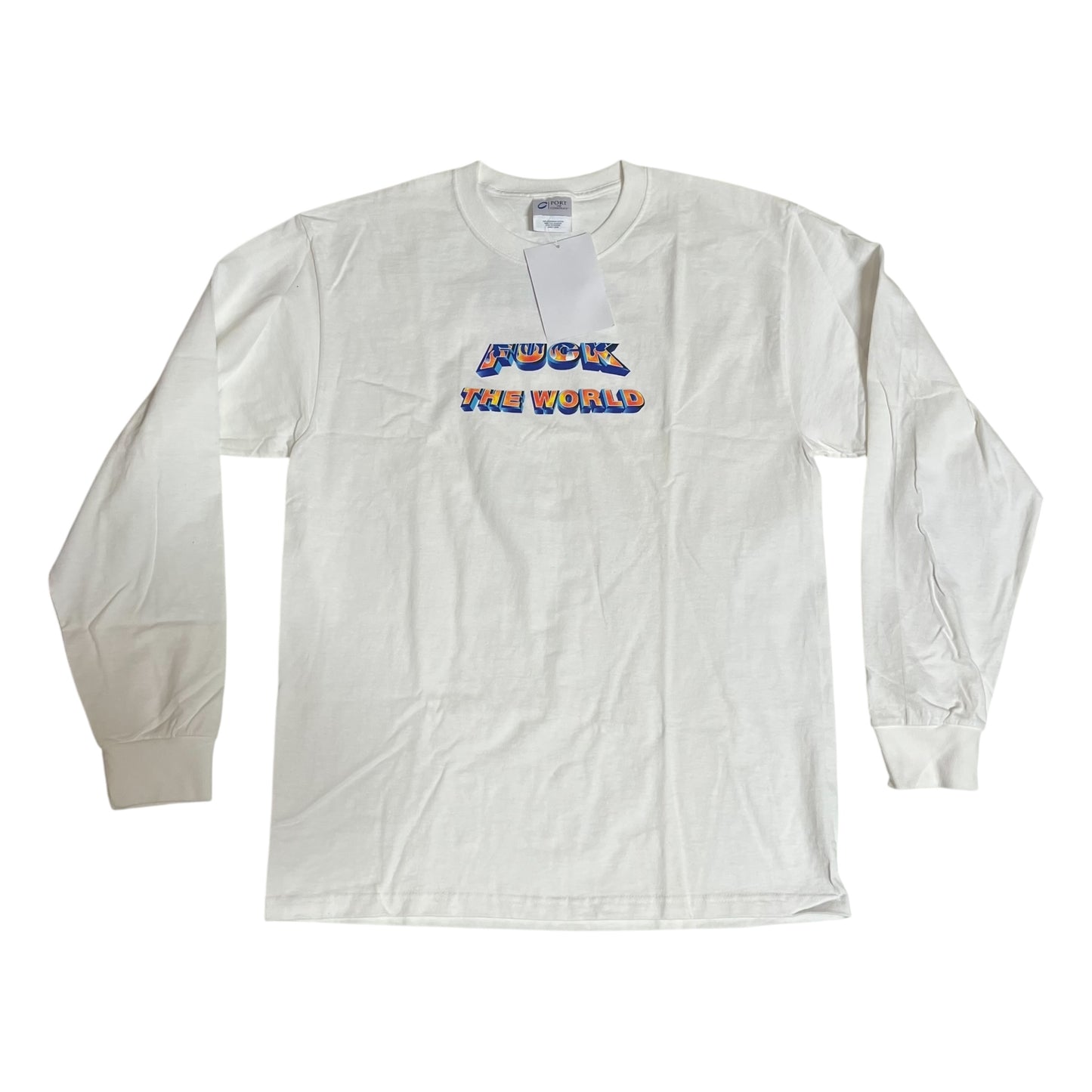 SAMPLE Supreme F The World Long Sleeve T-Shirt - White (Large)