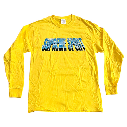 SAMPLE Supreme Sport Long Sleeve T Shirt - Yellow (Large)