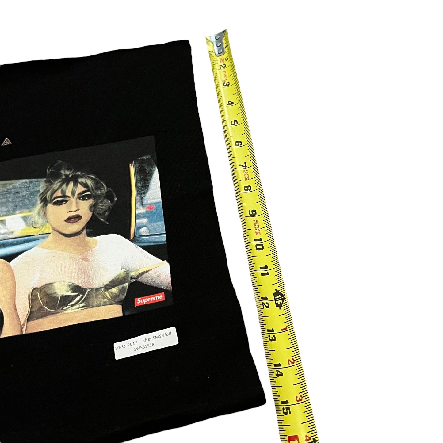 Supreme x Nan Goldin Test Print Fabric Swatch (Black)