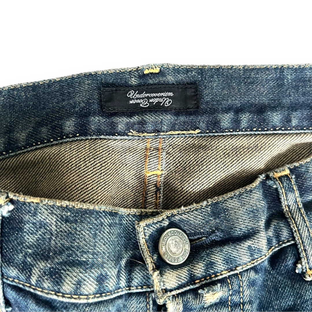 Undercover 68 Blue Yarn Denim Jeans 2010 ZoZoTown