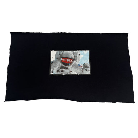 Supreme "Astronaut" Test Print Fabric Swatch - Black