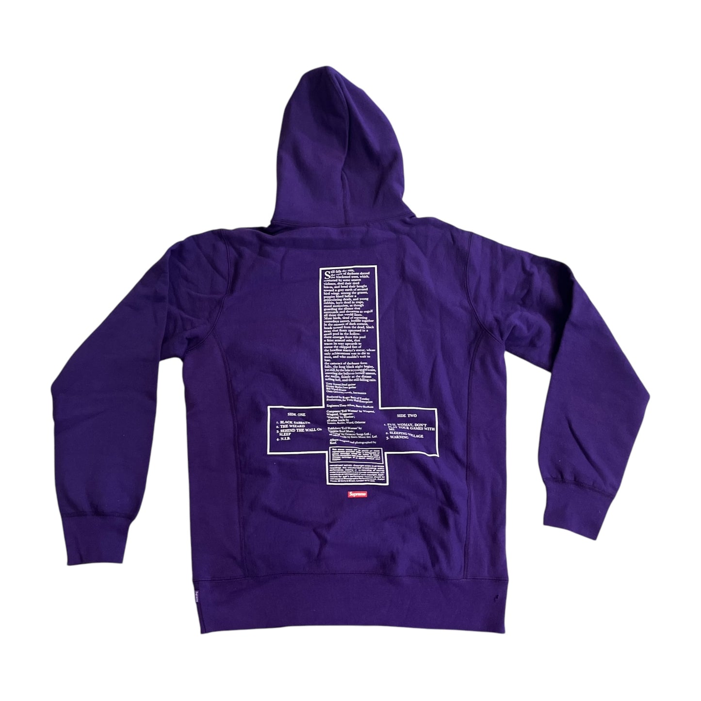 SAMPLE Supreme x Black Sabbath Hoodie Sweatshirt - Purple