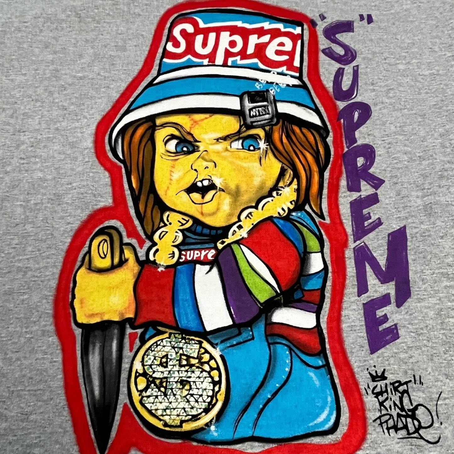 SAMPLE Supreme Forty Deuce / Chucky T-Shirt - Grey