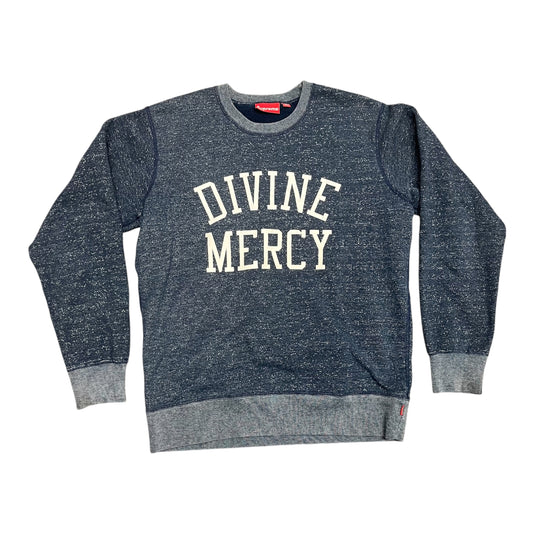 SAMPLE Supreme Divine Mercy Sweatshirt - Heather Blue (Large)