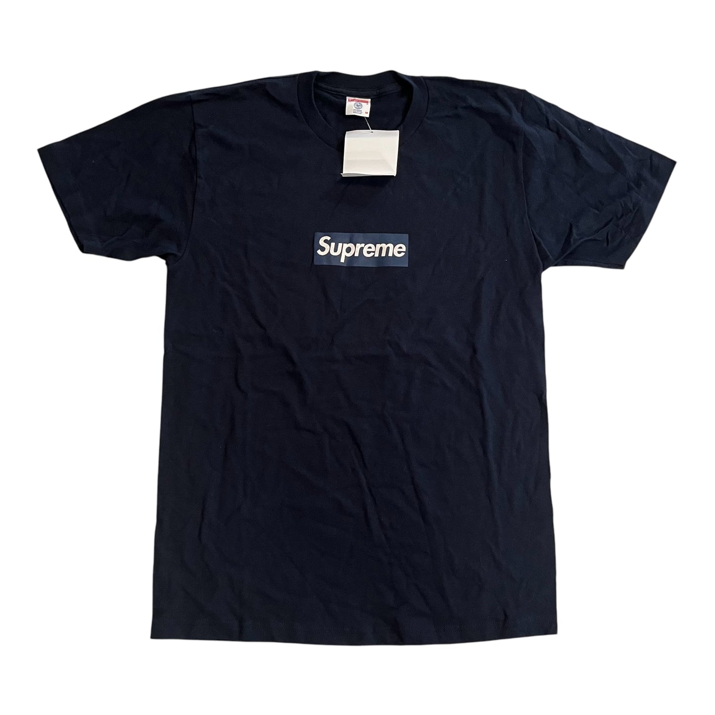 SAMPLE Supreme x New York Yankees Box Logo T-Shirt - Navy / Navy