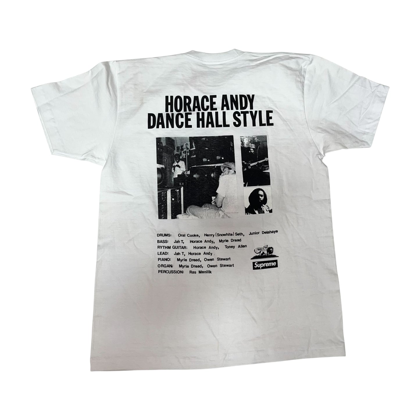 Supreme Wackies Horace Andy T-Shirt - White (Large)
