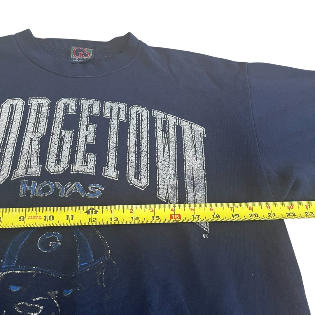 VINTAGE Georgetown University Hoyas Crewneck Sweatshirt (Large)