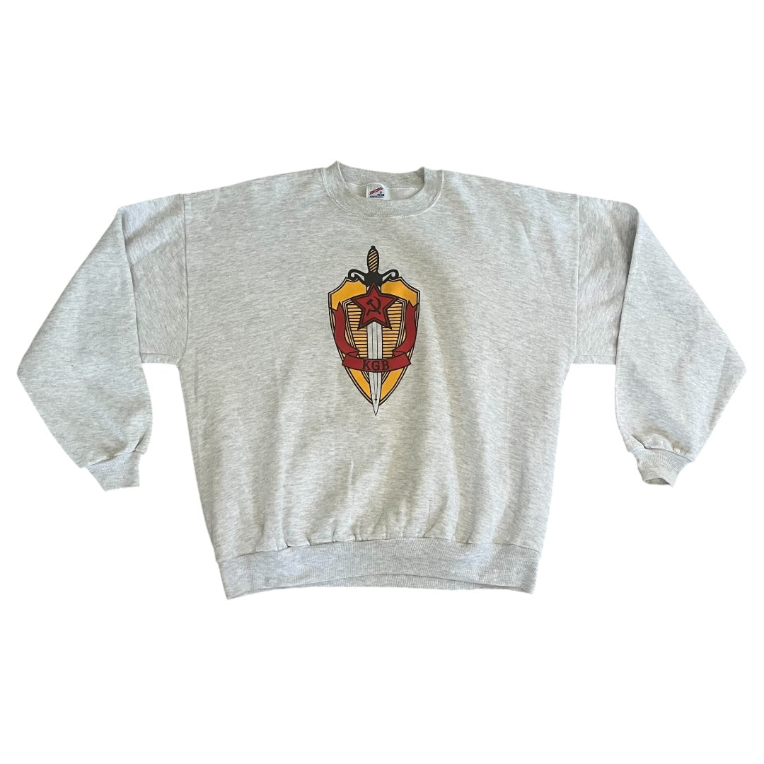 VINTAGE USSR Crest Crewneck Sweatshirt (2XL)