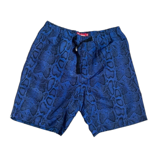 Supreme Snakeskin Shorts - Blue (32)
