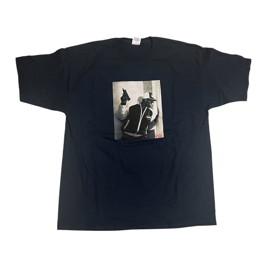SAMPLE Supreme x KRS One Knowledge Reigns Supreme T-Shirt - Navy (XL)