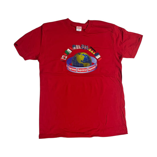 SAMPLE Supreme Worldwide T-Shirt - Red (Large)