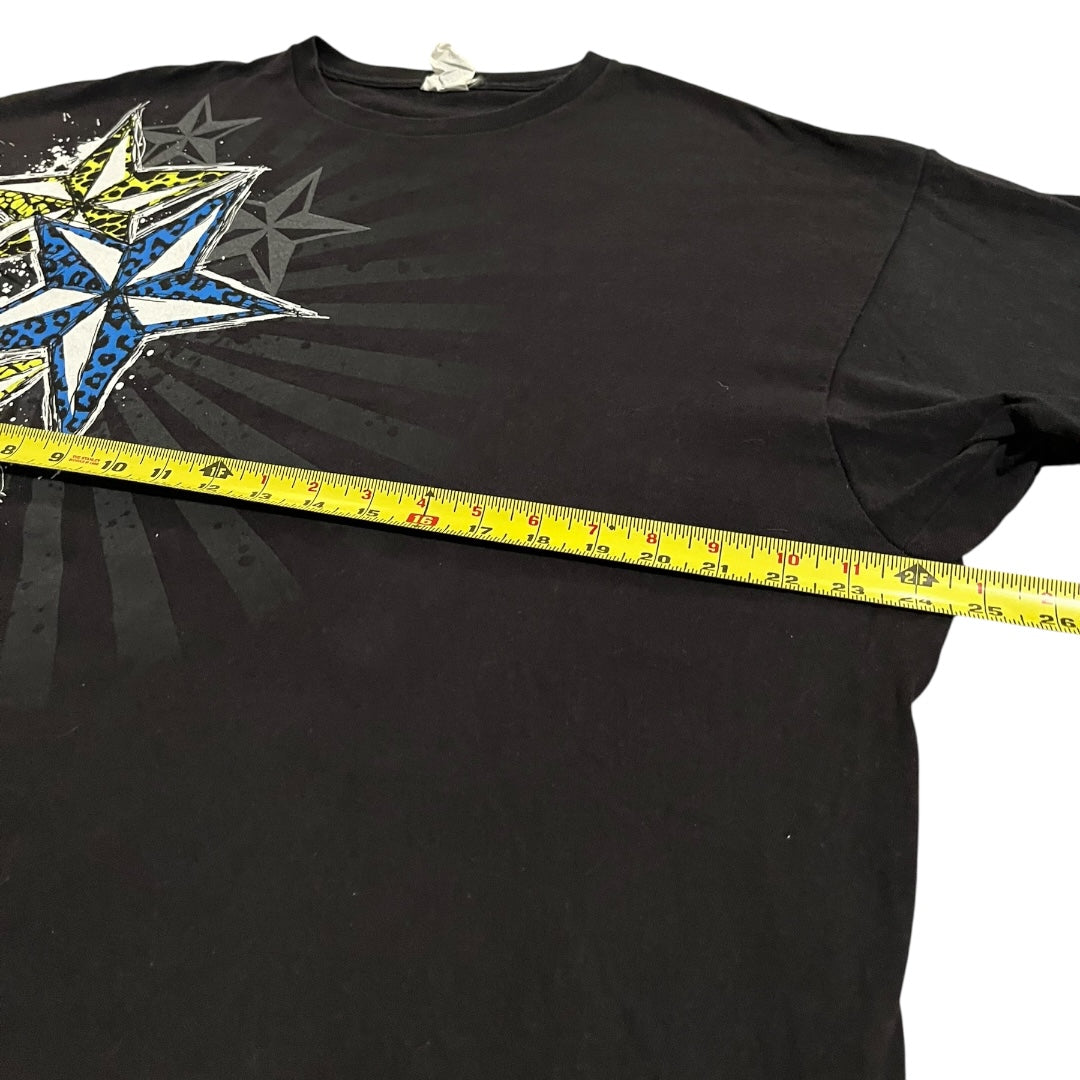 VINTAGE y2k Stars T Shirt (2XL)