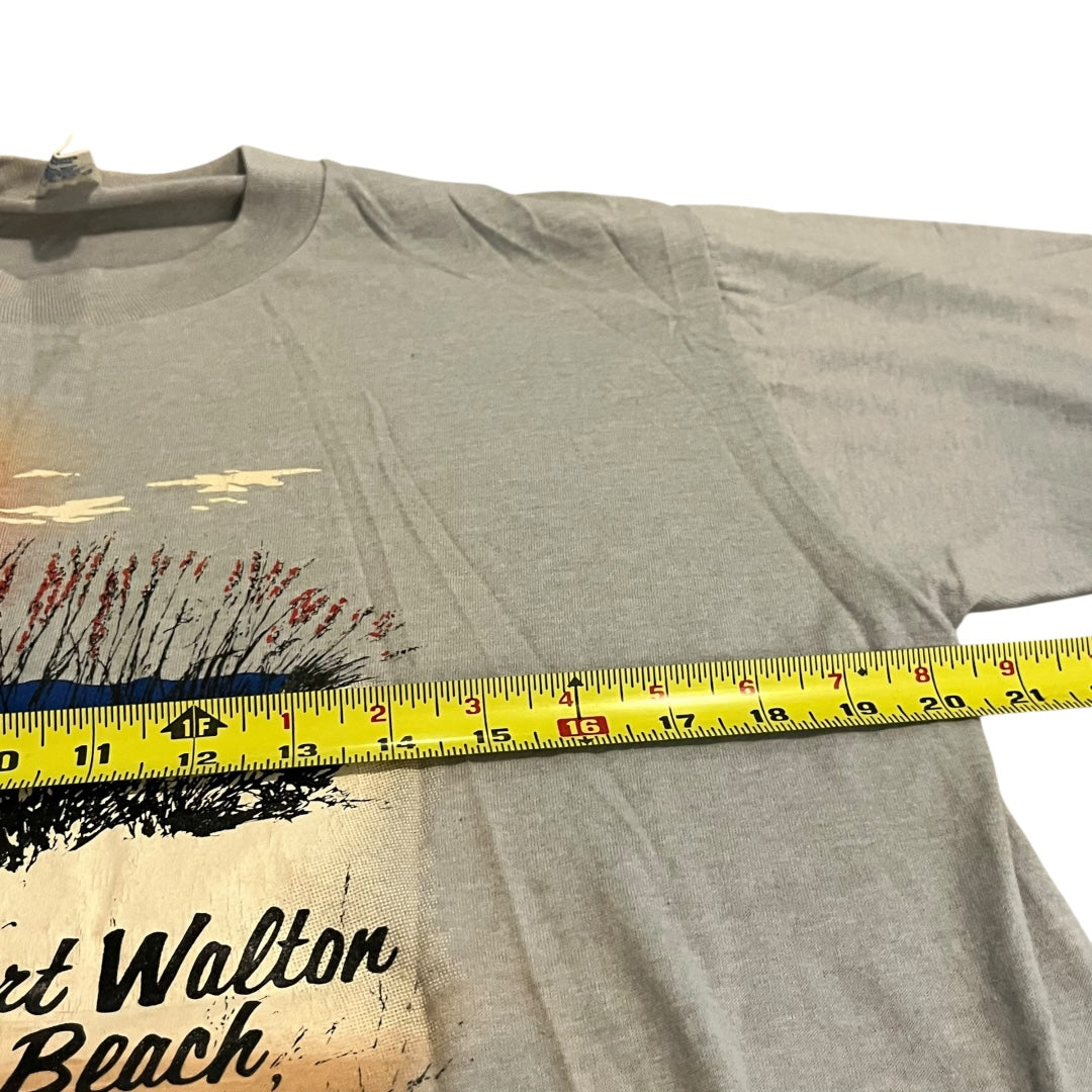 VINTAGE 1980s Fort Walton Beach Florida T Shirt (Large)