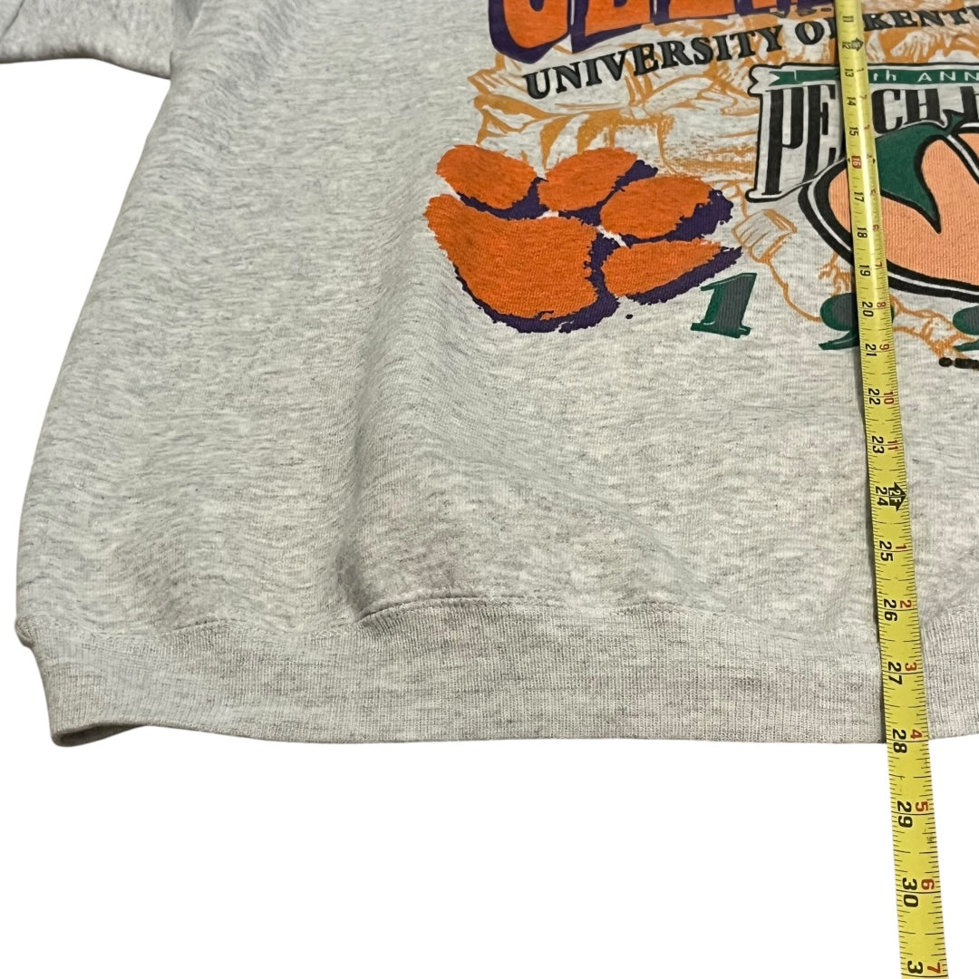 VINTAGE 1993 Clemson vs Kentucky Peach Bowl Sweatshirt (XL)