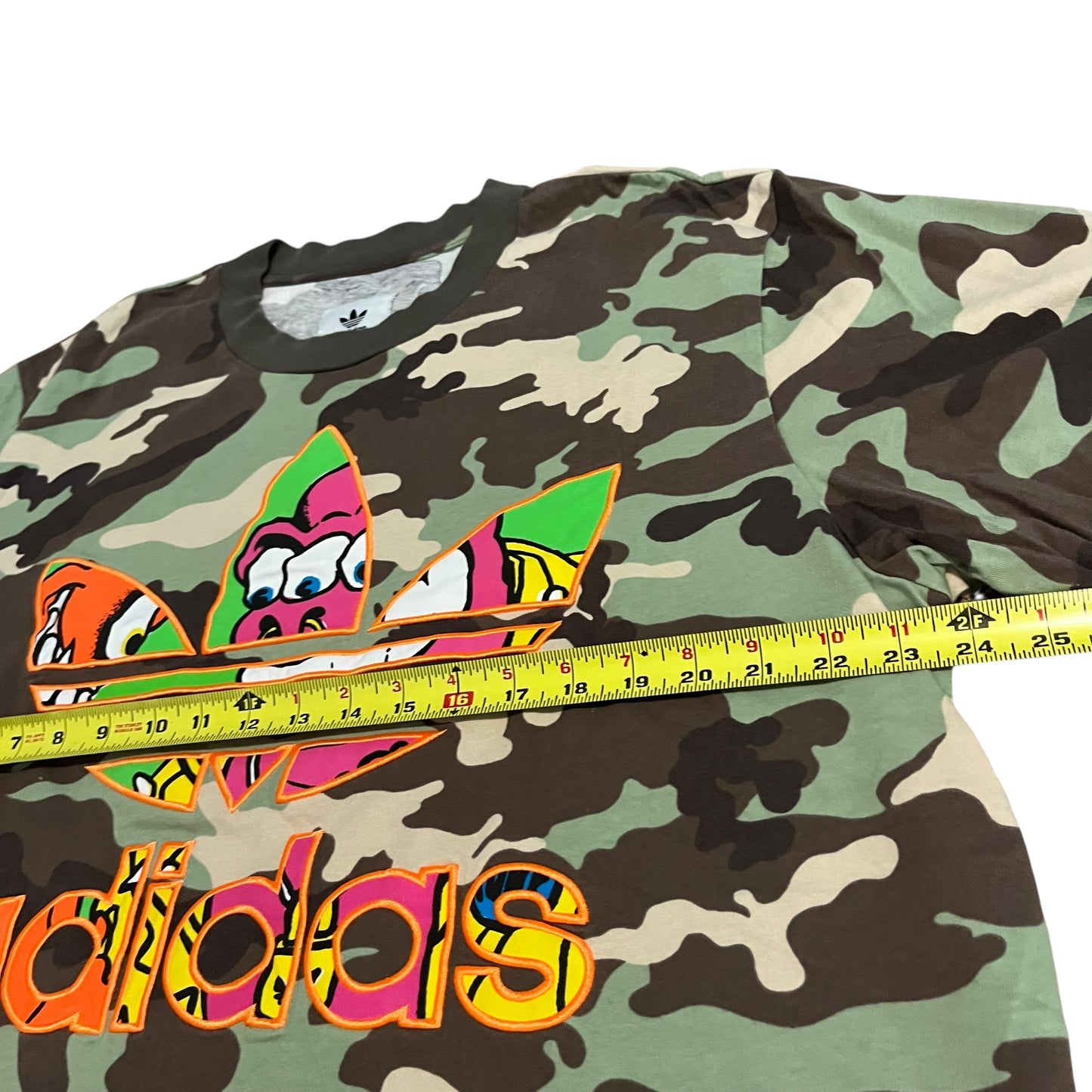 Adidas x Jeremy Scott Camo Logo T Shirt (XL)