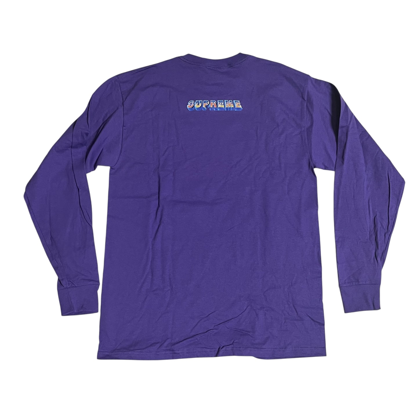 SAMPLE Supreme F The World Long Sleeve T-Shirt - Purple (Large)