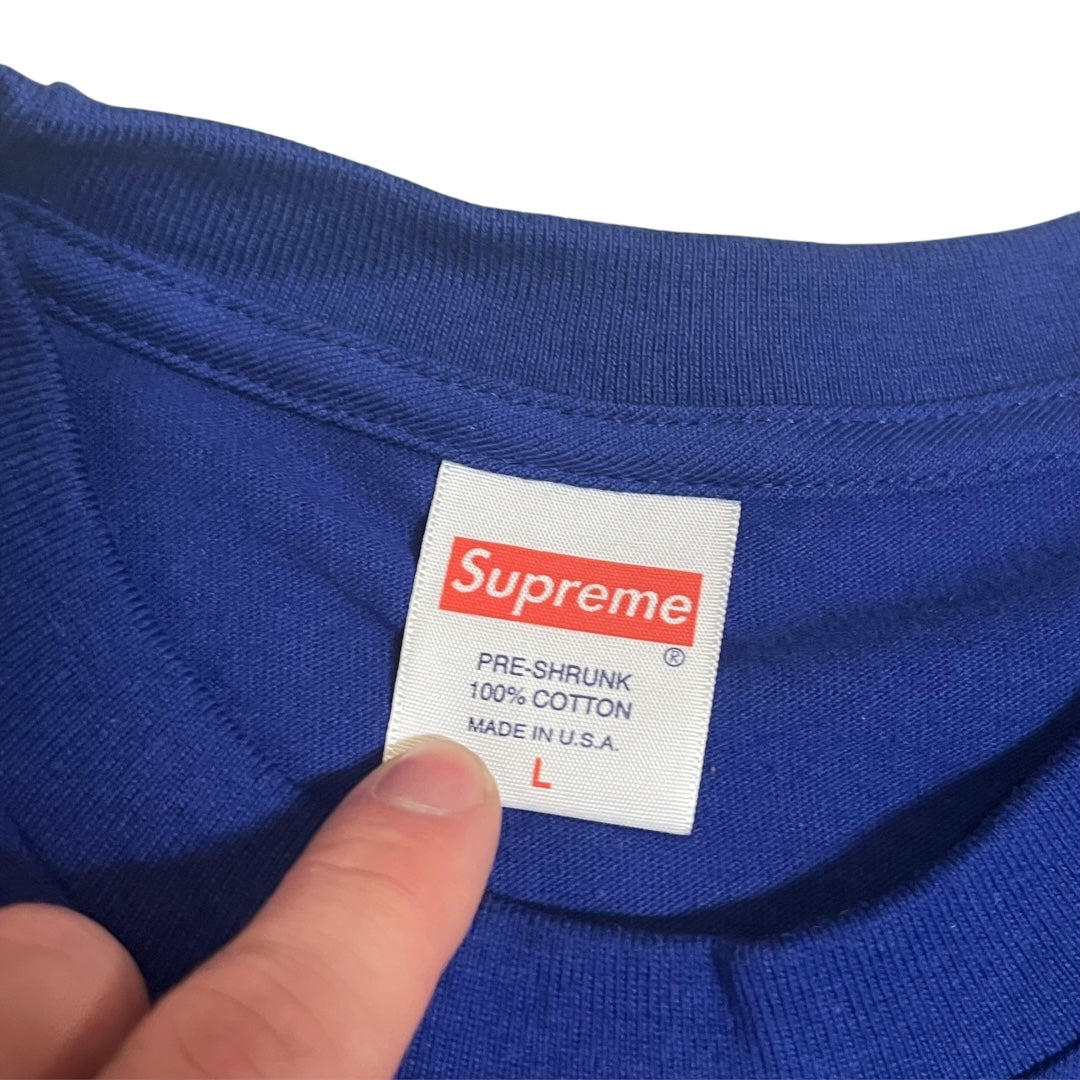 SAMPLE Supreme x Shane MacGowan Portrait T Shirt - Royal Blue (Large)