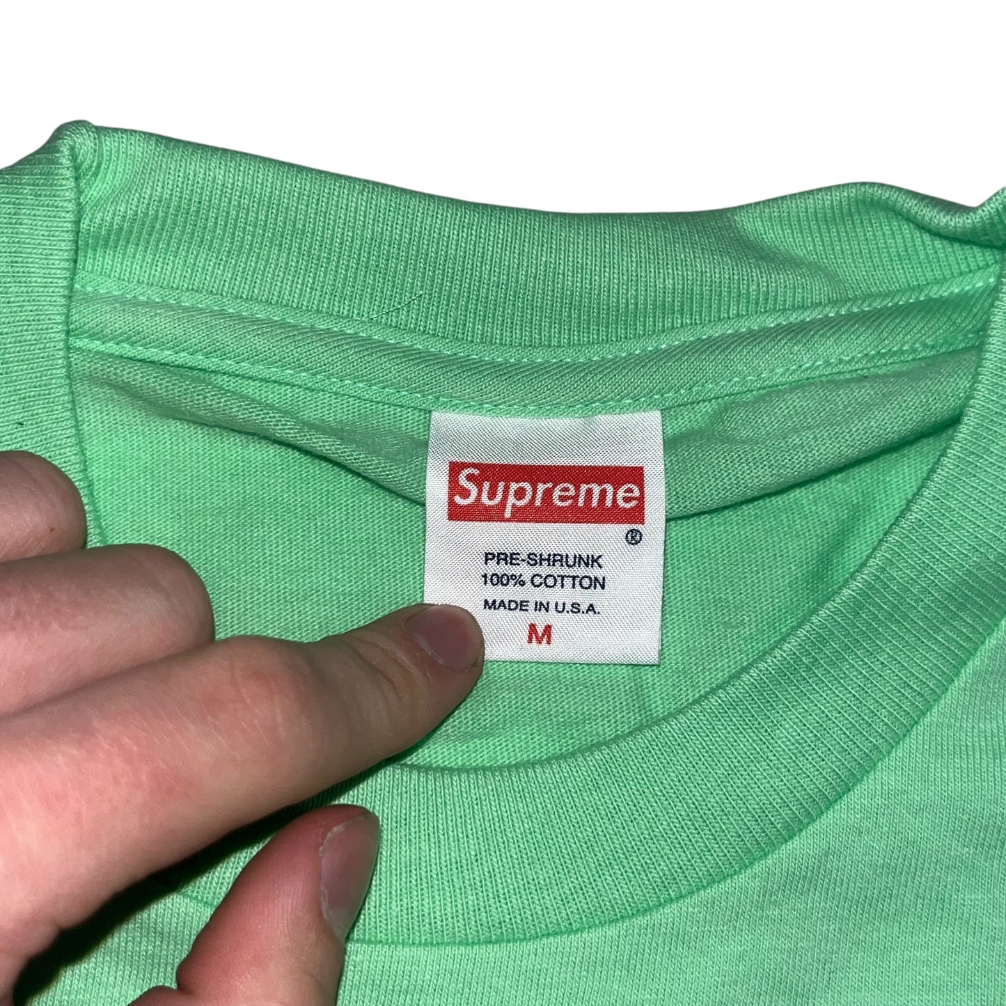UNRELEASED Supreme x Barrington Levy T Shirt - Mint Green (Medium)