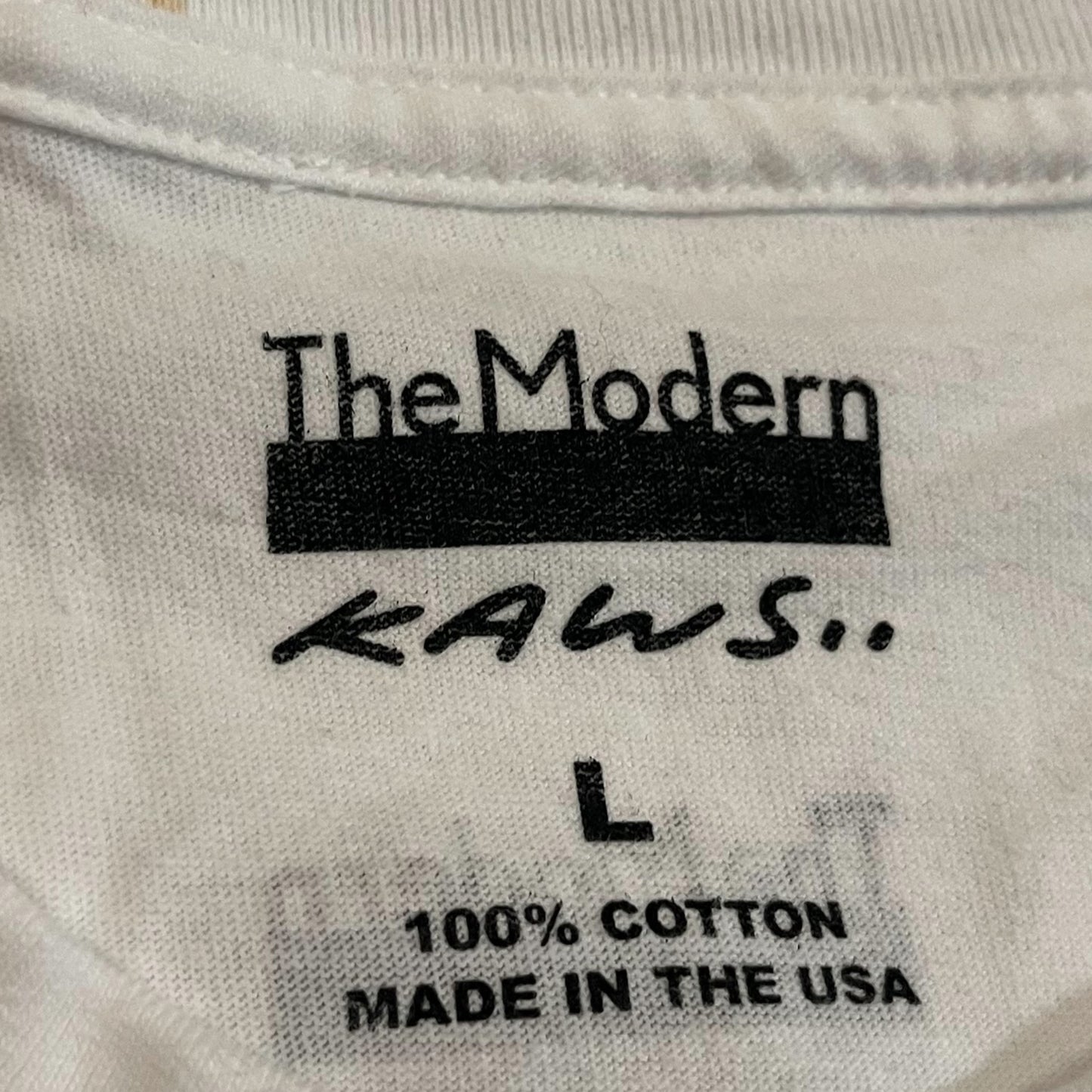 KAWS x The Modern T Shirt - White (Large)