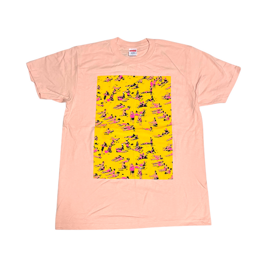 Supreme Beach T Shirt - Coral Pink (Large)
