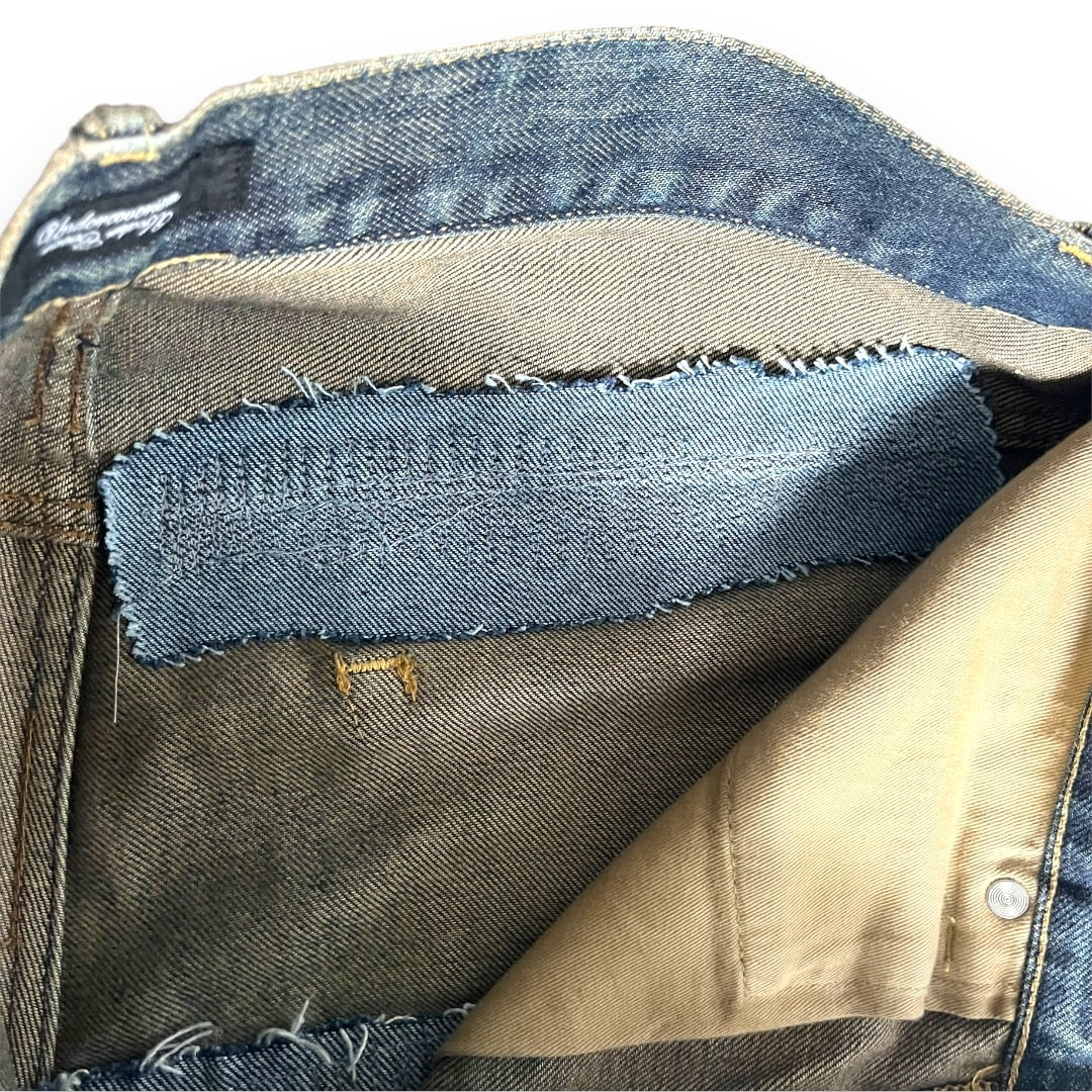 Undercover 68 Black Yarn Denim Jeans 2010 ZoZoTown