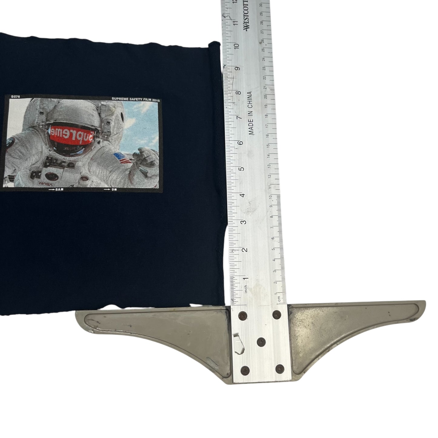 Supreme "Astronaut" Test Print Fabric Swatch - Navy