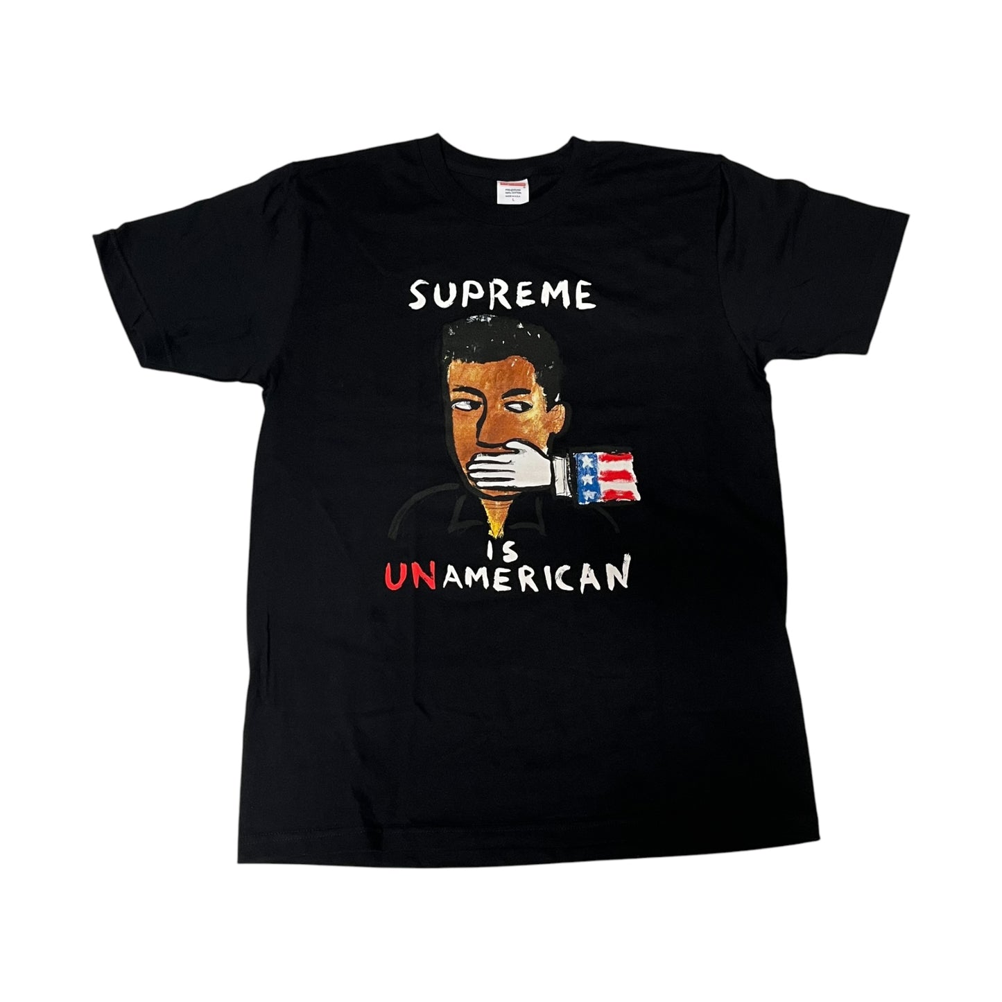 Supreme Unamerican T-Shirt - Black (Large)