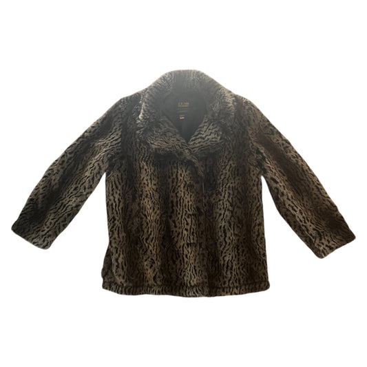 Supreme x Schott Faux Leopard Fur Peacoat Jacket - FW17 (Large)