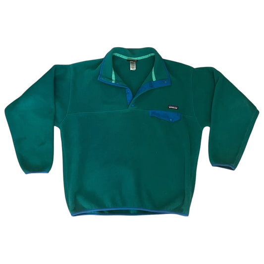 Patagonia Synchilla Snap T Fleece - Green (Large)
