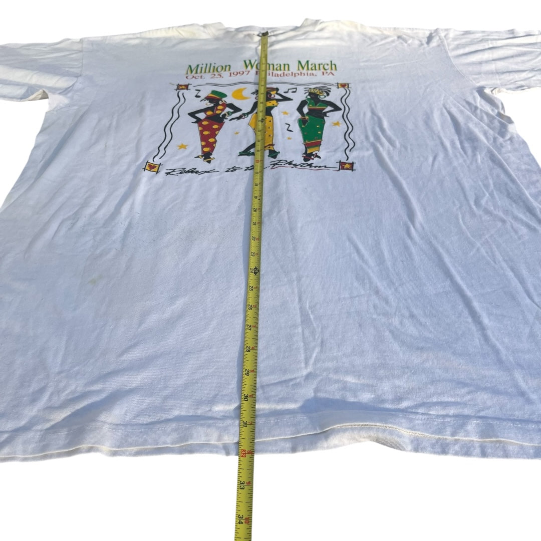 VINTAGE Million Woman March T Shirt (4XL)