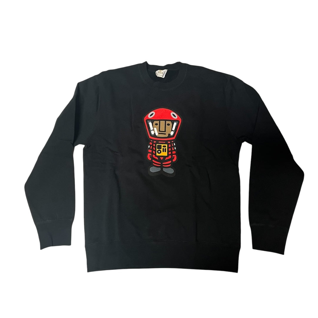 Billionaire Boys Character Crewneck Sweatshirt - Black (Medium)