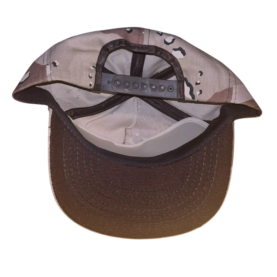 VINTAGE Operation Desert Storm Camo Snapback Hat