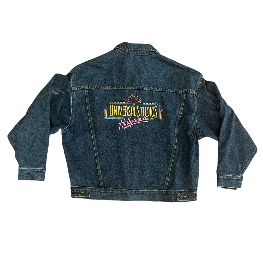 VINTAGE Universal Studios Denim Trucker Jacket (Large)