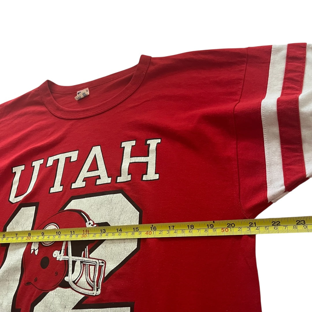 VINTAGE Champion Utah Utes Football T Shirt (XL)