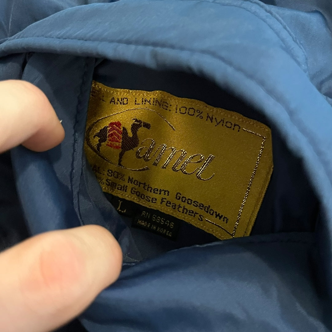 VINTAGE Camel Cigarettes Down Filled Vest (Large)