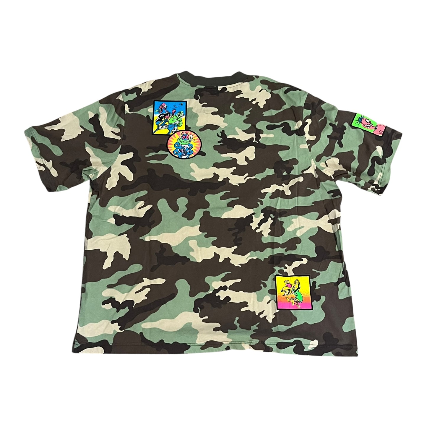 Adidas x Jeremy Scott Camo Logo T Shirt (XL)
