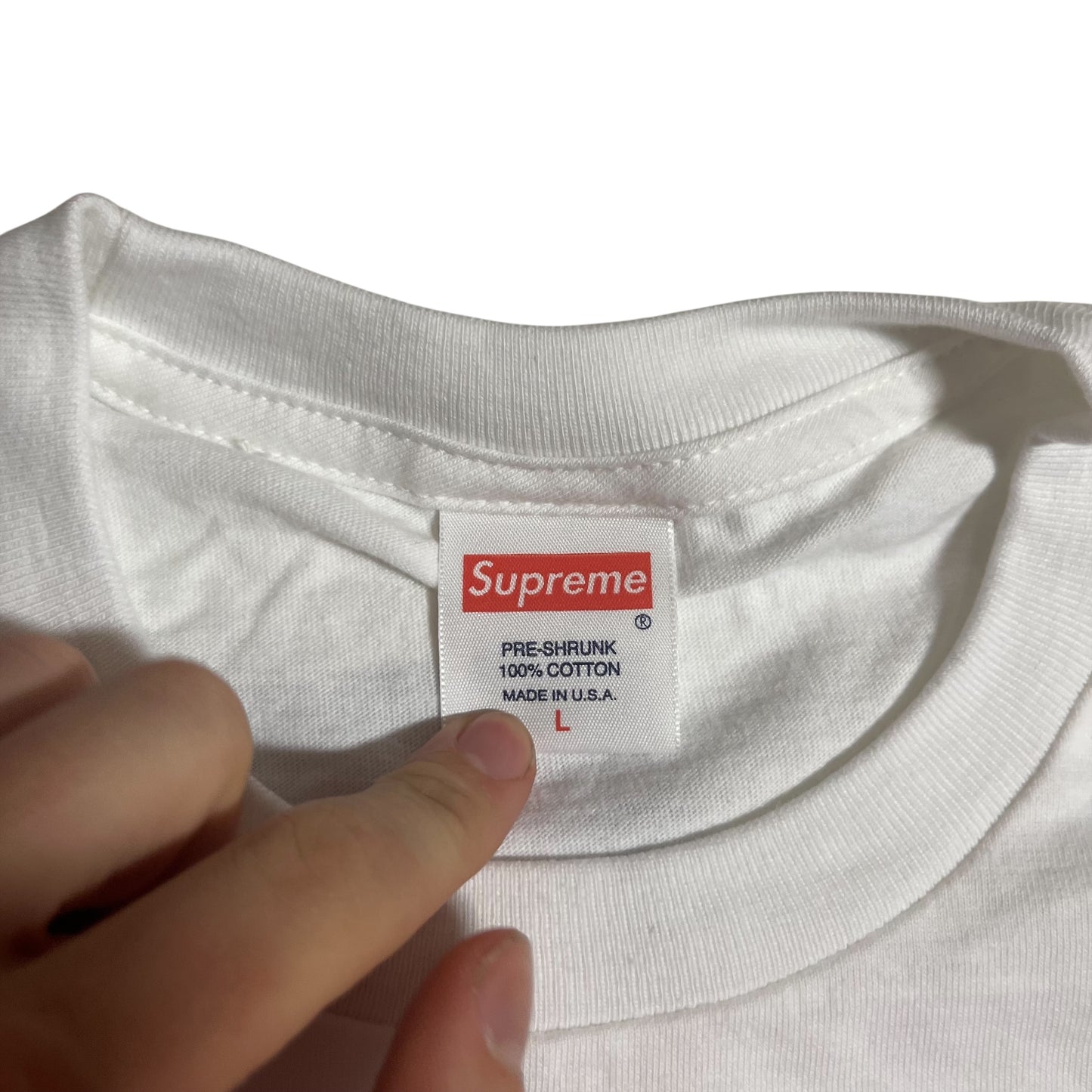 SAMPLE Supreme Kinetic Logo T-Shirt - White (Large)