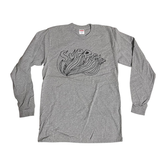 Supreme x Daniel Johnston Long Sleeve T Shirt - Heather Grey