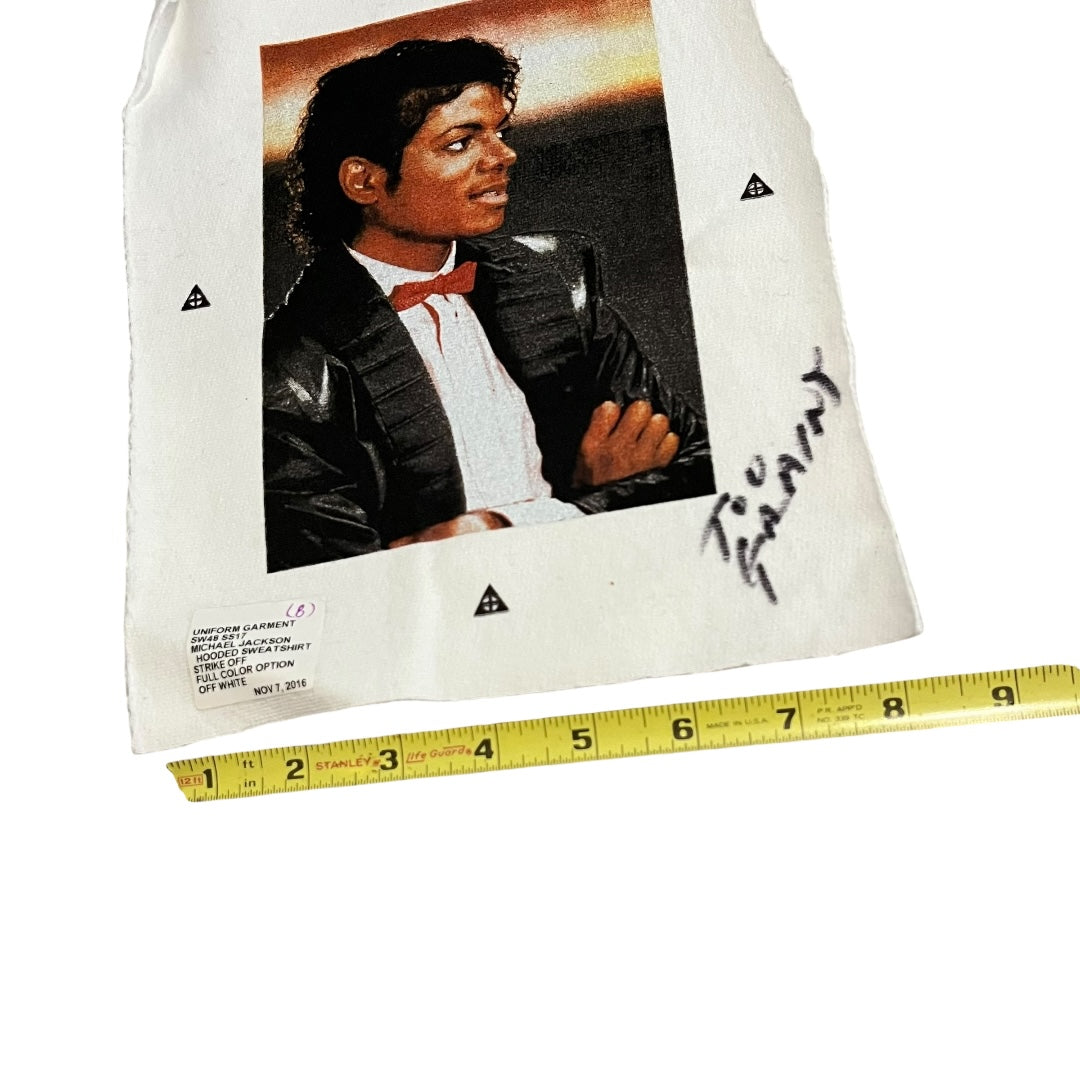 Supreme x Michael Jackson Test Print Fabric Swatch (White)