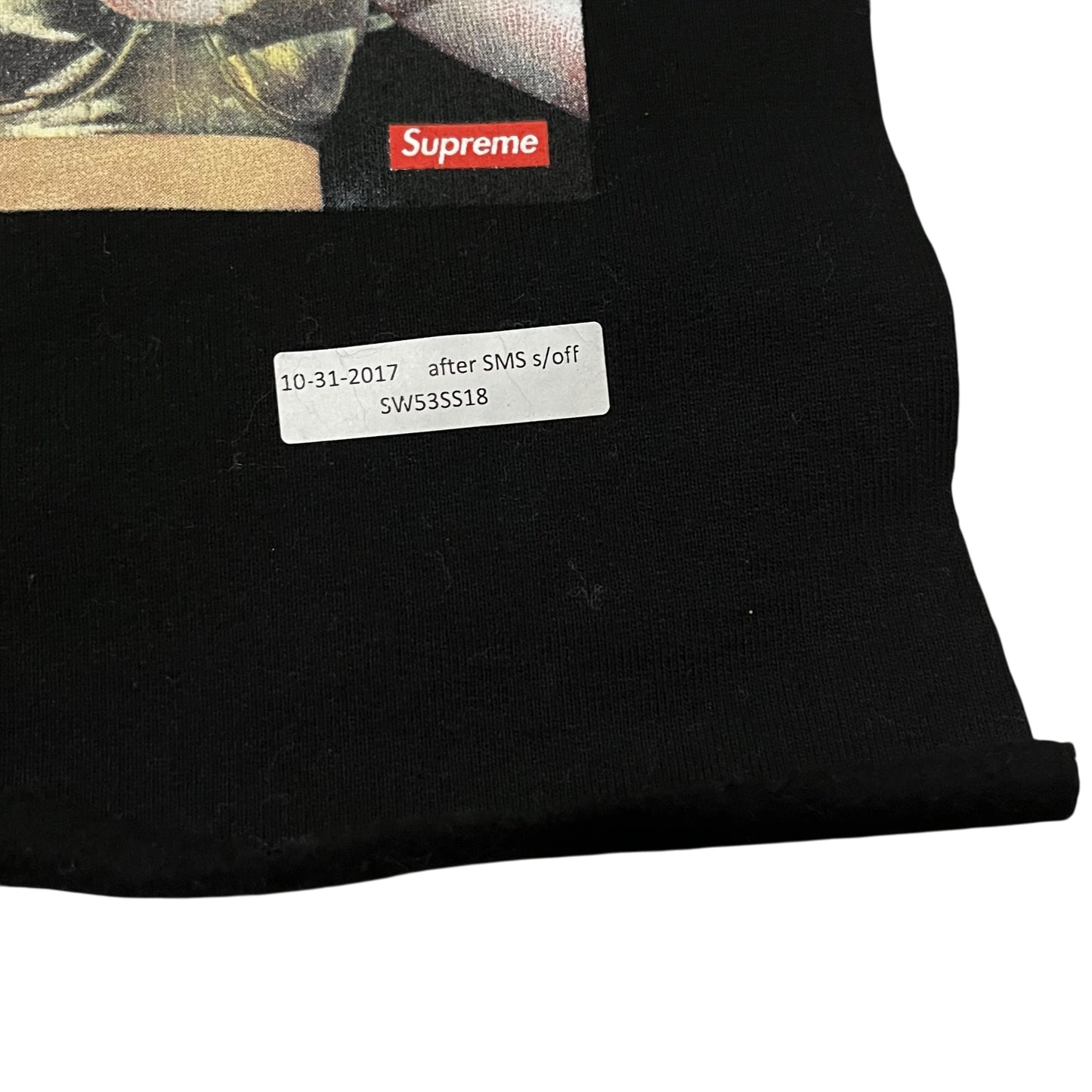 Supreme x Nan Goldin Test Print Fabric Swatch (Black)