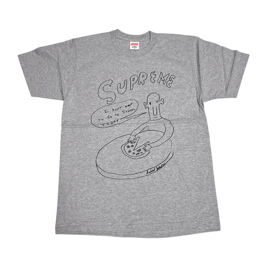 Supreme x Daniel Johnston Pizza T Shirt - Heather Grey