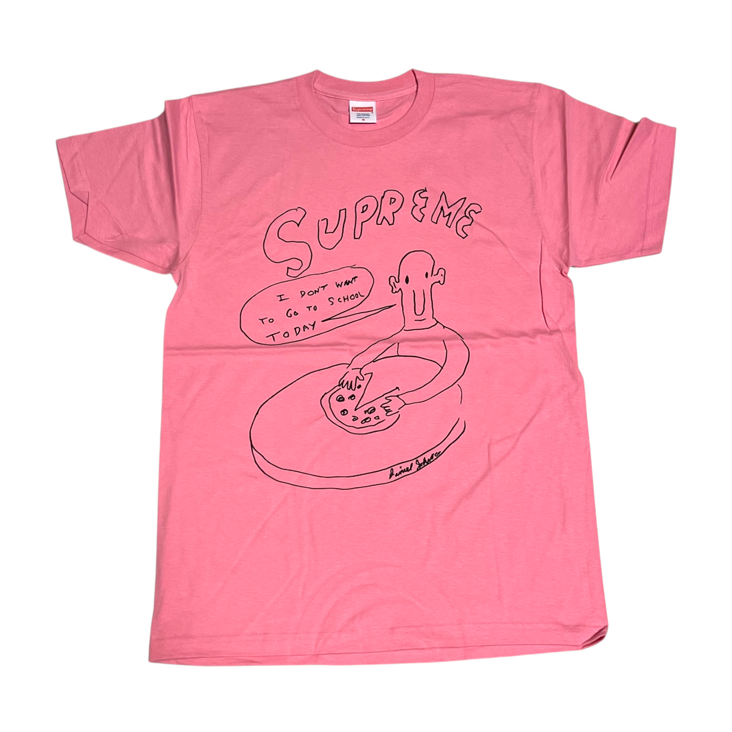 Supreme x Daniel Johnston Pizza T Shirt - Pink