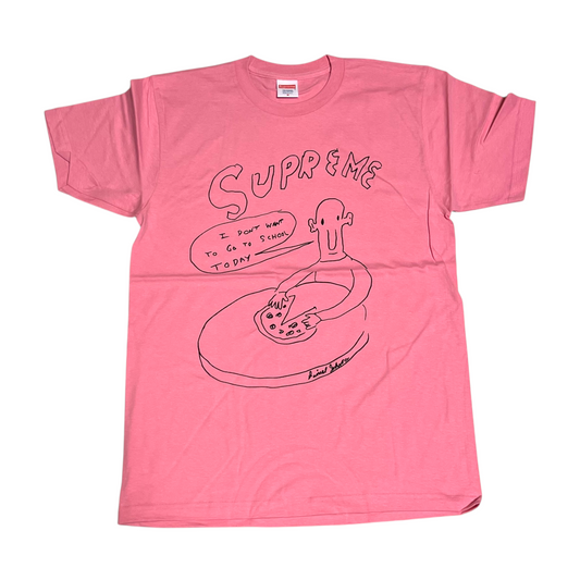 Supreme x Daniel Johnston Pizza T Shirt - Pink