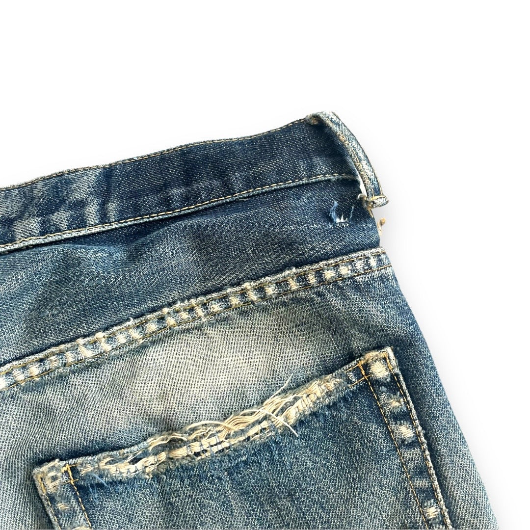 Undercover 68 Blue Yarn Denim Jeans 2010 ZoZoTown