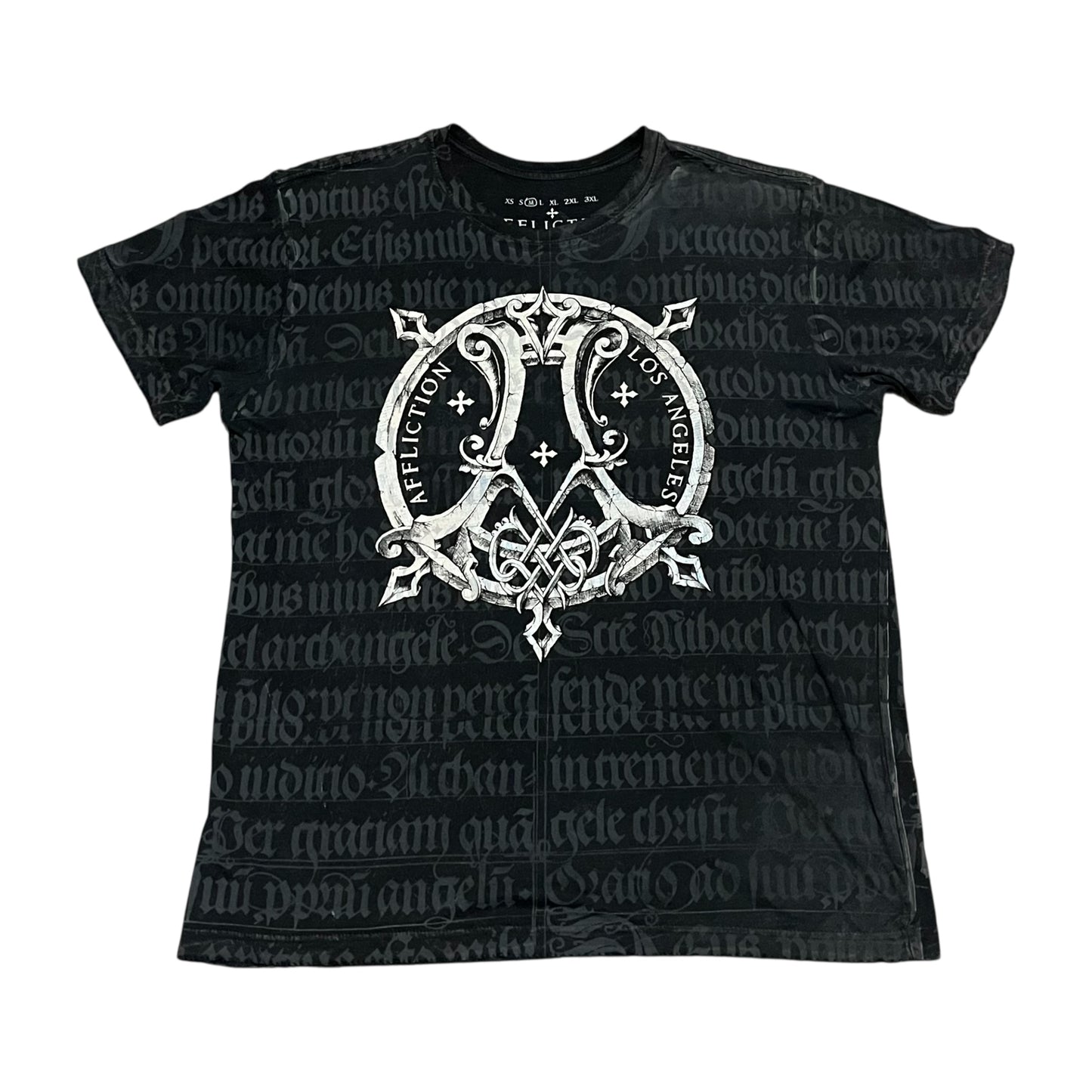 VINTAGE Affliction Cross T Shirt (Medium)