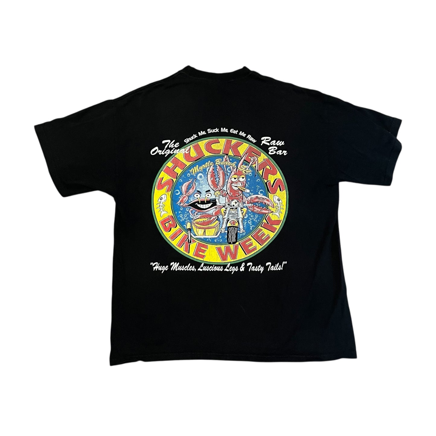 VINTAGE Harley Davidson Fire Wolf Reworked T Shirt (Large)