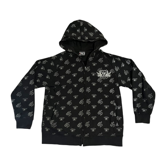 VINTAGE South Pole AOP Full Zip Hoodie (Large)