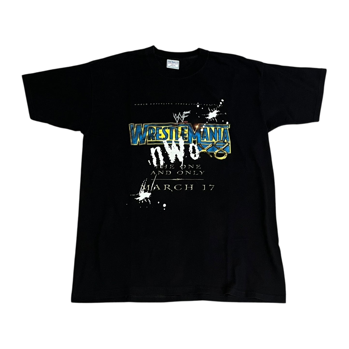 VINTAGE Wrestlemania X8 NWO T Shirt (XL)